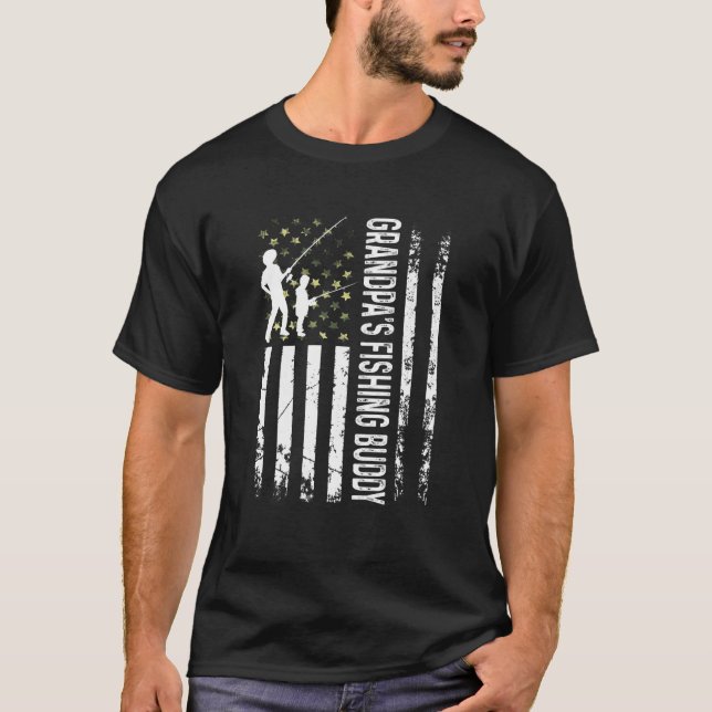 Camiseta Niñas y jóvenes pescadores del abuelo pescador (Anverso)