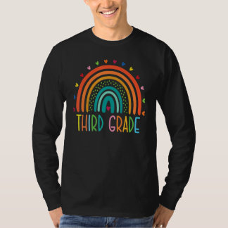 Camiseta Niñas y Niños de Tercer Grado Arcoíris Equipo de M