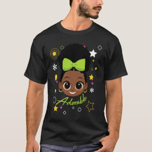 Camiseta Niñera afroamericana negra Chica y mujeres para