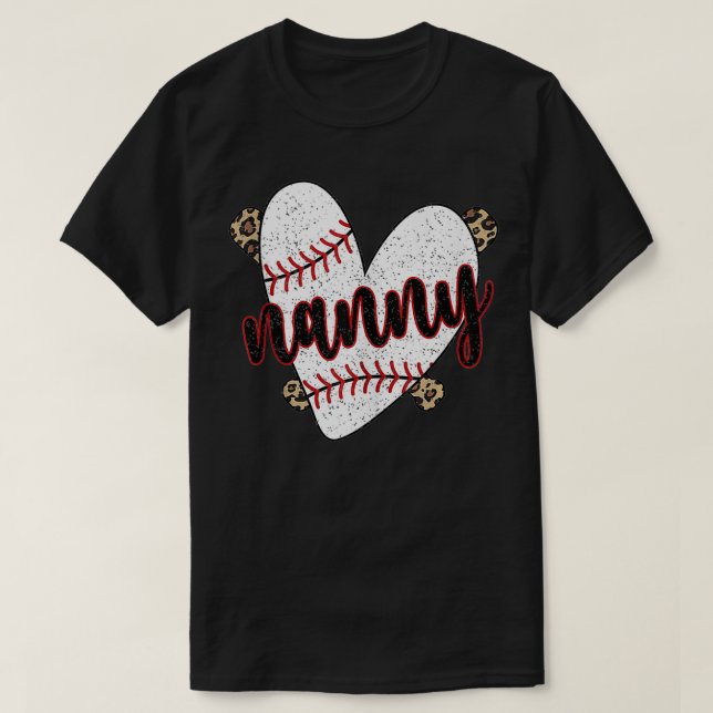 Camiseta Niñera de béisbol Orgullosa Jugadora de Béisbol Na (Diseño del anverso)