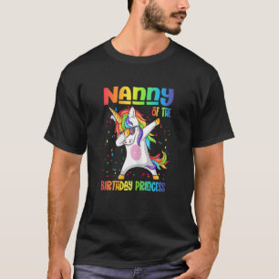 Camiseta Niñera De La Princesa De Cumpleaños Dabbing Unic