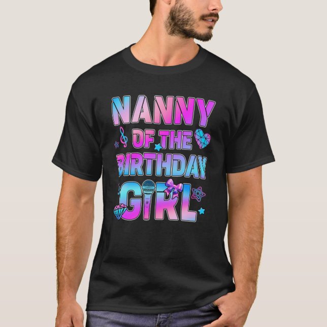 Camiseta Niñera de las chicas de cumpleaños de K-Pop Korean (Anverso)