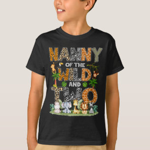 Camiseta Niñera de mujeres de lo salvaje y dos safaris de j