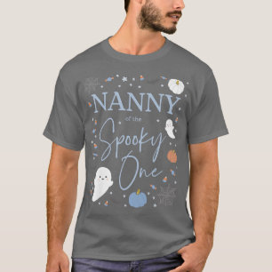Camiseta Niñera de un niño de un primer cumpleaños espeluzn