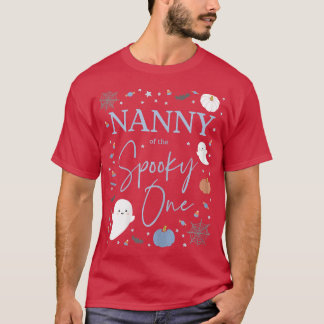 Camiseta Niñera de un niño de un primer cumpleaños espeluzn