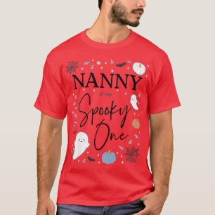 Camiseta Niñera de un niño de un primer cumpleaños espeluzn