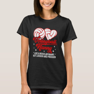 Camiseta Niñera de Voleibol de una Niñera de Jugadora de Vo