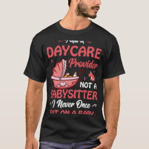 Camiseta Niñera divertida diciendo niñera de cuidado de niñ