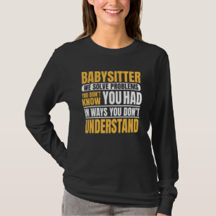 Camiseta Niñera Niñera Niñera Niñera Niñera Cuidado de Niño