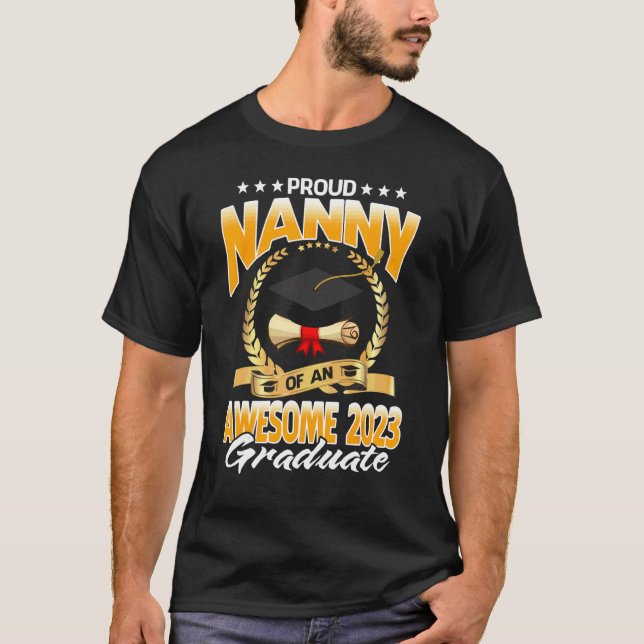 Camiseta Niñera Orgullosa De Una Impresionante Graduación G (Anverso)