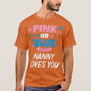 Camiseta Niñera Rosa O Azul Ama A Su Bebé