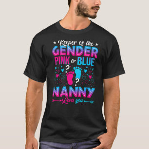 Camiseta Niñera Rosa O Azul Te Ama Género Revelar Cuta 2