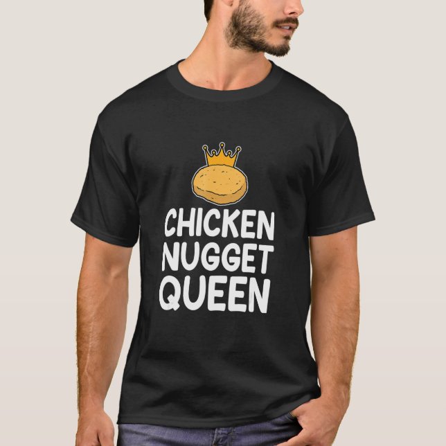 Camiseta Niñeras de pollo Reina Mujer Hombres Niños (Anverso)