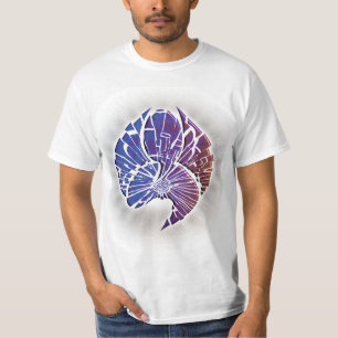 Camiseta Nineteentwelve con logo destrozado - blan