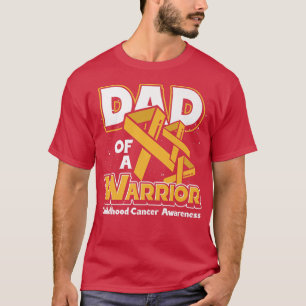Camiseta Niñez de Cáncer Guerrero de Cinta de Papá