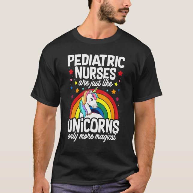 Camiseta Niñez pediátrica de unicornio Enfermería Oncología (Anverso)