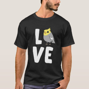 Camiseta Ninfa Ninfa Pájaro Amor Ninfa Loros