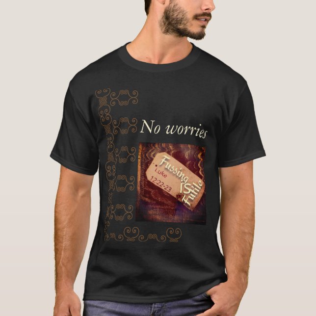 Camiseta Ningún 12:25 de Lucas de las preocupaciones (Anverso)