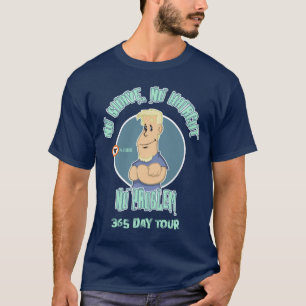 Camiseta ningún afeitado, ningún corte de pelo, ningún