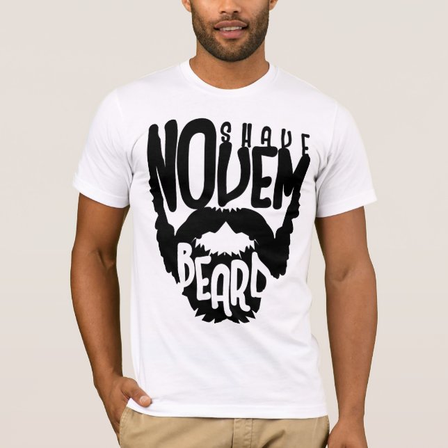 Camiseta Ningún afeitado noviembre (Anverso)