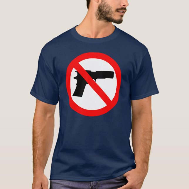 Camiseta Ningún arma anti de los armas (Anverso)