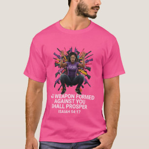 Camiseta Ningún arma formada contra mí prosperará - Biblia