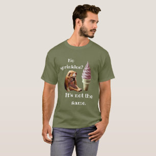 Camiseta ¿"Ningún asperja? No es el mismo" bulldog inglés