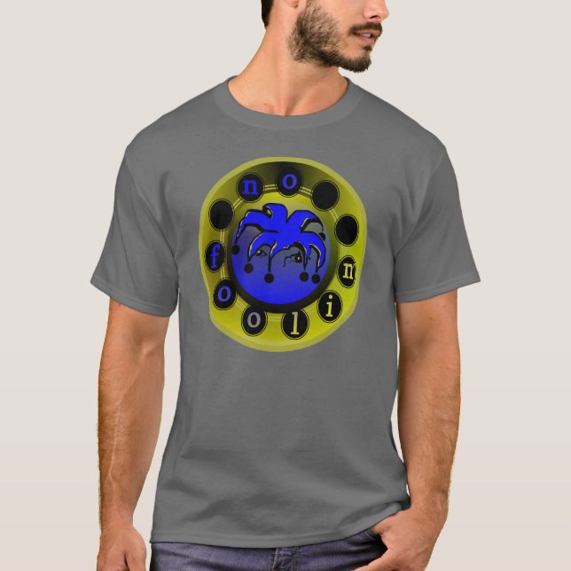 Camiseta ningún azul del foolin (Anverso)