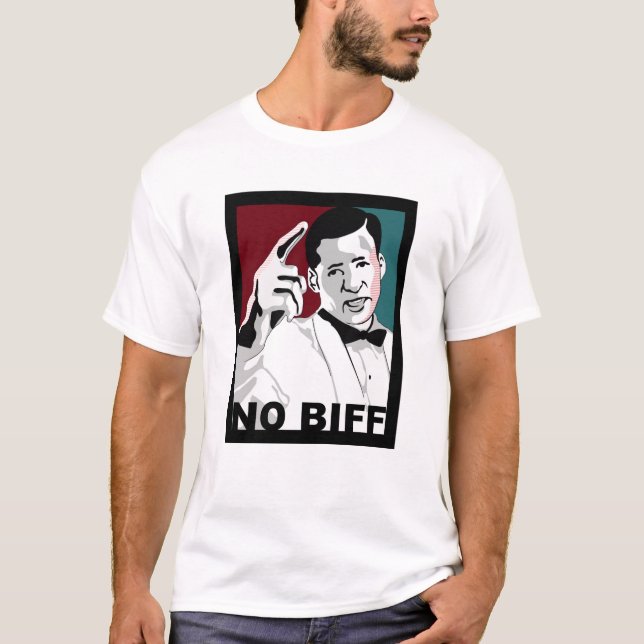 Camiseta ningún biff (Anverso)