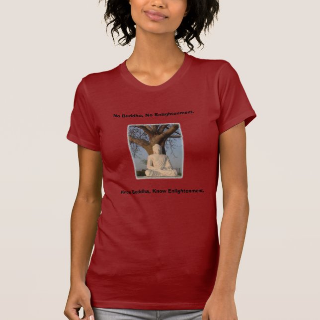 Camiseta Ningún Buda, ninguna aclaración (Anverso)