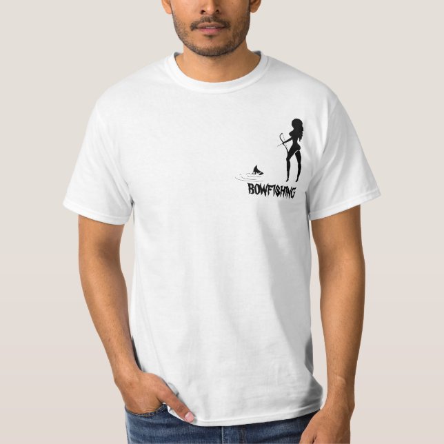 Camiseta Ningún cebo necesario - Bowfishing (Anverso)