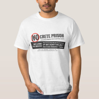 Camiseta ningún centro de detención de Creta