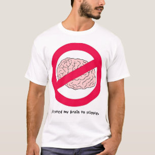Camiseta Ningún cerebro