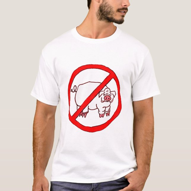 Camiseta Ningún círculo de los cerdos (Anverso)
