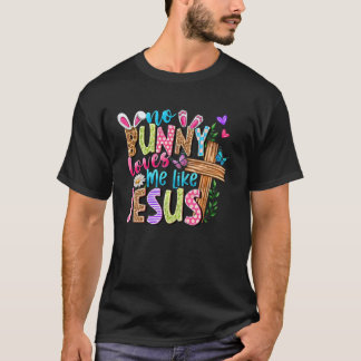 Camiseta Ningún Conejo Me Ama Como Jesús Cruzando El Gusto 