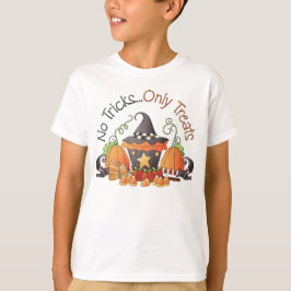 Camiseta Ningún día de fiesta de Halloween de los trucos