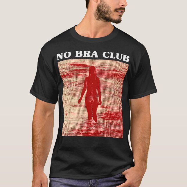 Camiseta Ningún diseño de cerveza Bra regalo de idea de cer (Anverso)