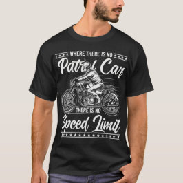 Camiseta Ningún diseño de la motocicleta del vintage del