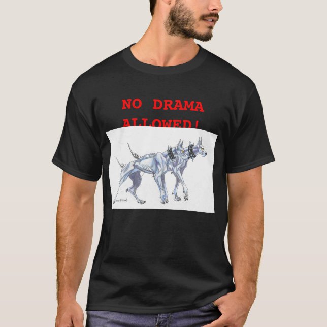 CAMISETA ¡NINGÚN DRAMA PERMITIDO! (Anverso)