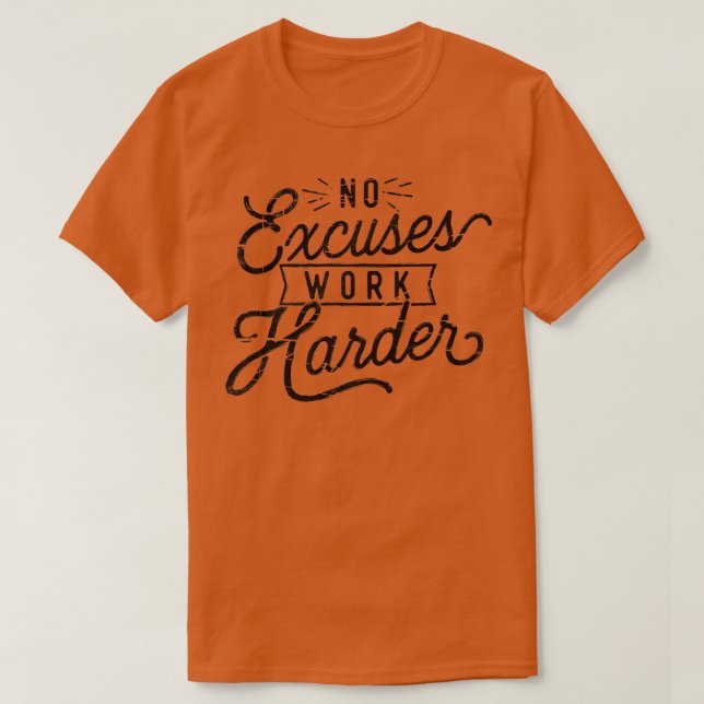Camiseta Ningún ecuador trabaja más duro (Diseño del anverso)