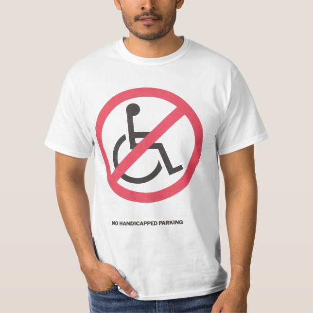 Camiseta Ningún estacionamiento perjudicado (Anverso)