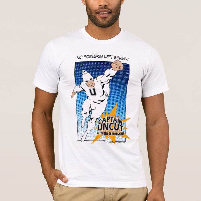 Camiseta ¡Ningún Foreskin dejado detrás! 2 (Anverso)