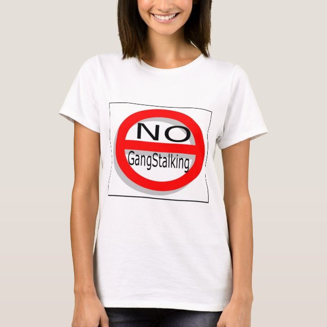 Camiseta Ningún Gangstalking (Anverso)