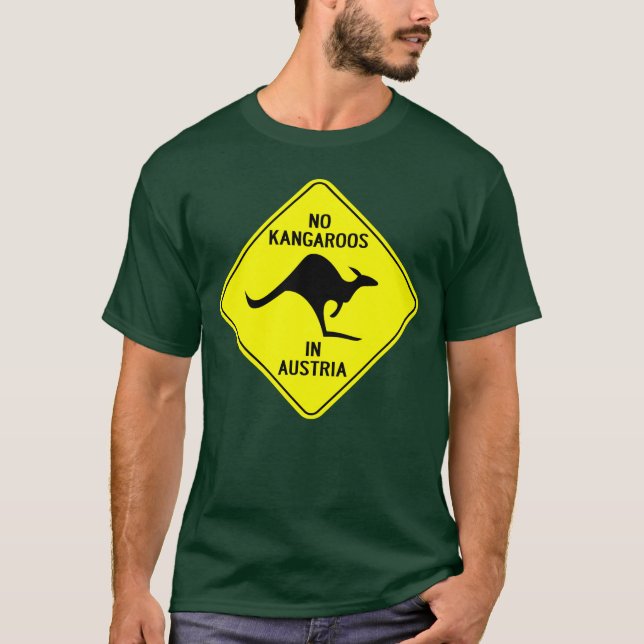 Camiseta Ningún KangaROOS en Austria (Anverso)