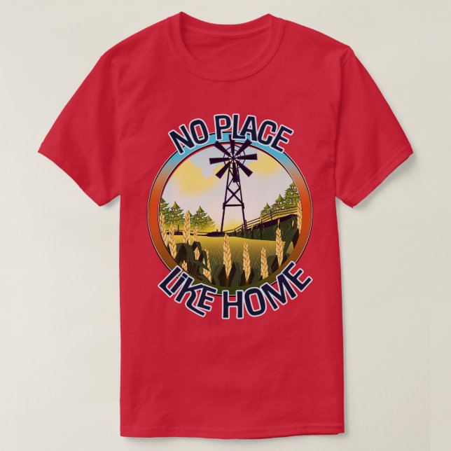 Camiseta Ningún lugar como casa (Diseño del anverso)