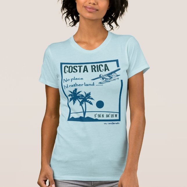 Camiseta Ningún lugar… Costa Rica (Anverso)