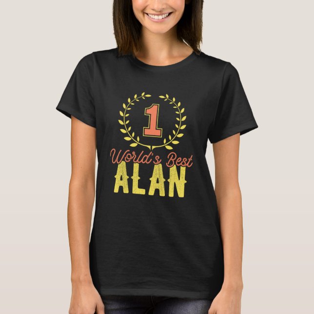 Camiseta Ningún mejor Alan del mundo (Anverso)