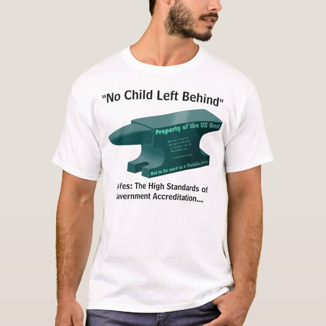 Camiseta Ningún niño dejado detrás de… (Anverso)