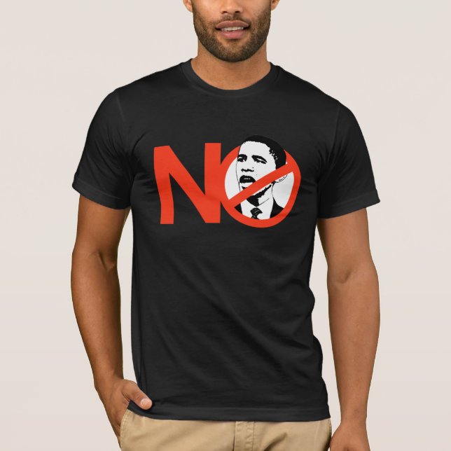 CAMISETA NINGÚN OBAMA (Anverso)