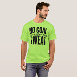 Camiseta Ningún objetivo cumplido Minimalista rendición de
